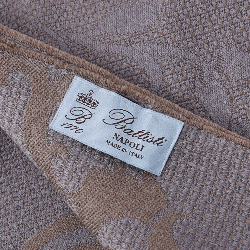 Battisti Paisley Jacquard Wool Throw Blanket