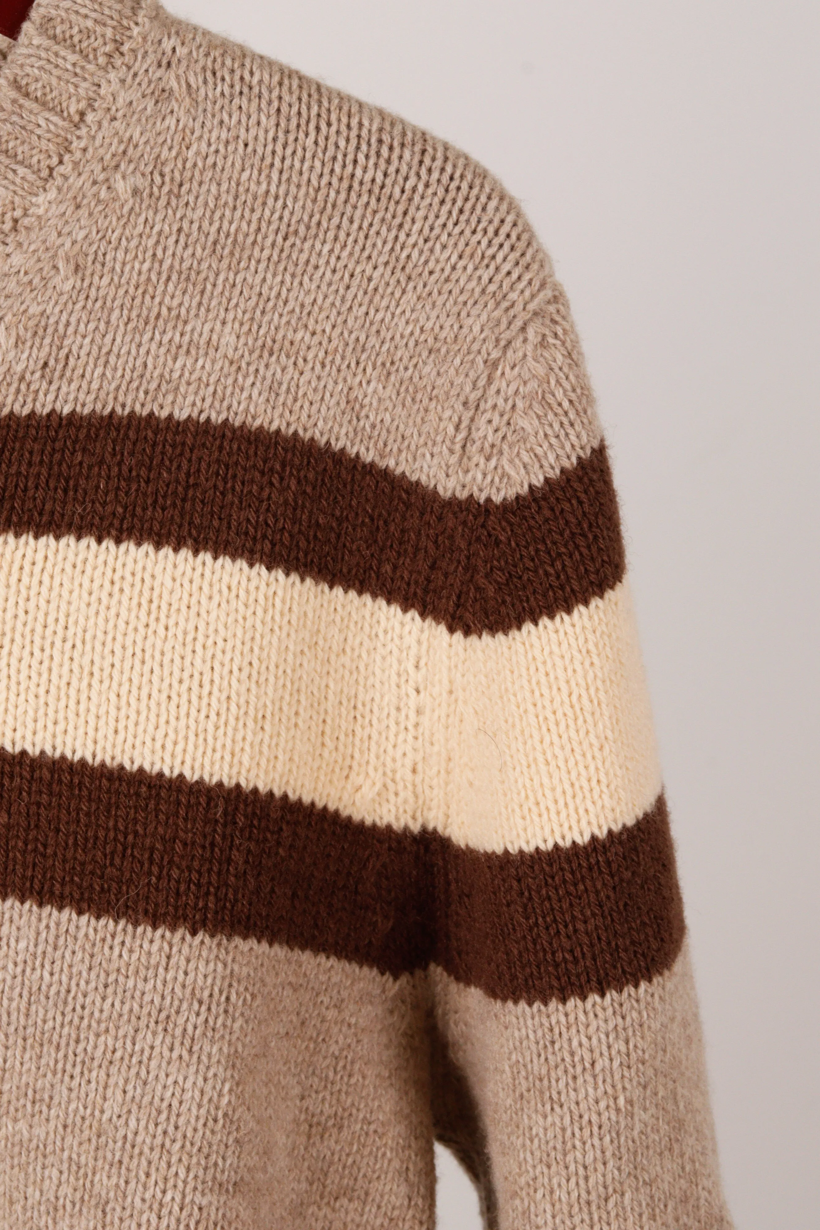 Bode FW23 'Brewster' V-Neck Sweater Brown (2023)