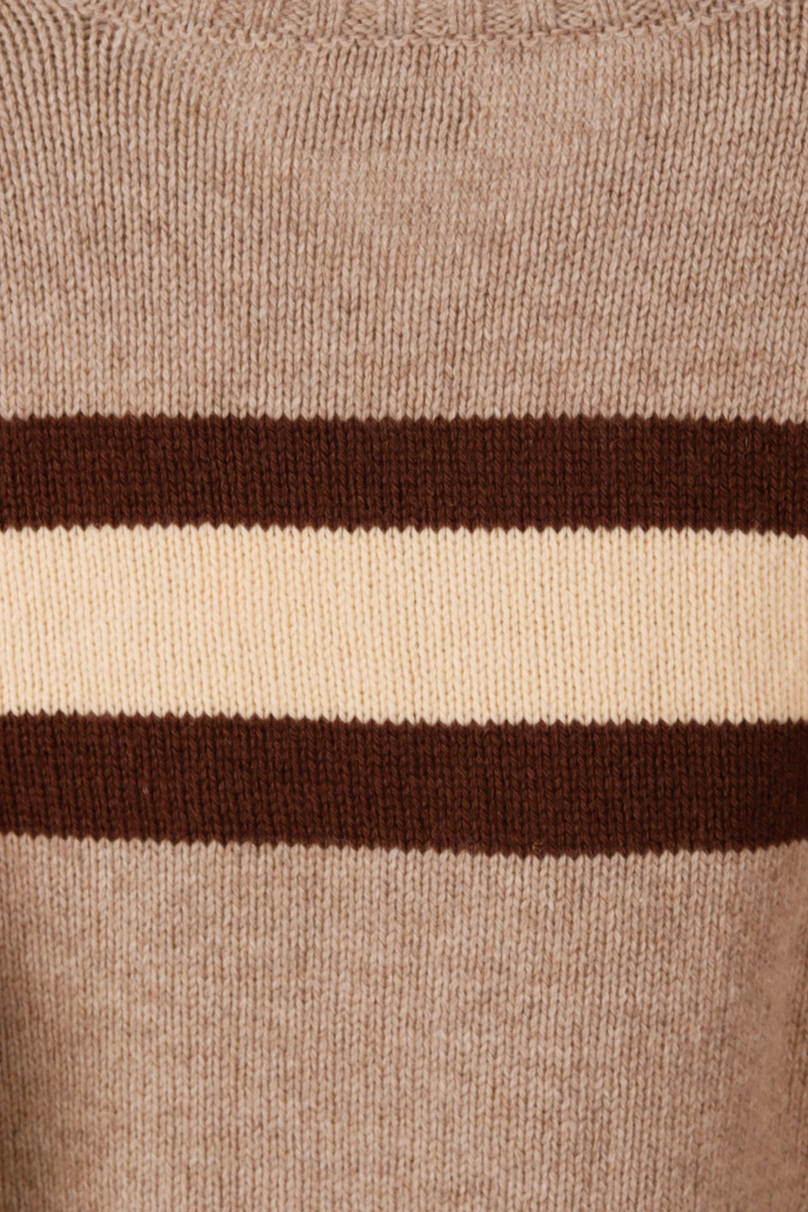 Bode FW23 'Brewster' V-Neck Sweater Brown (2023)
