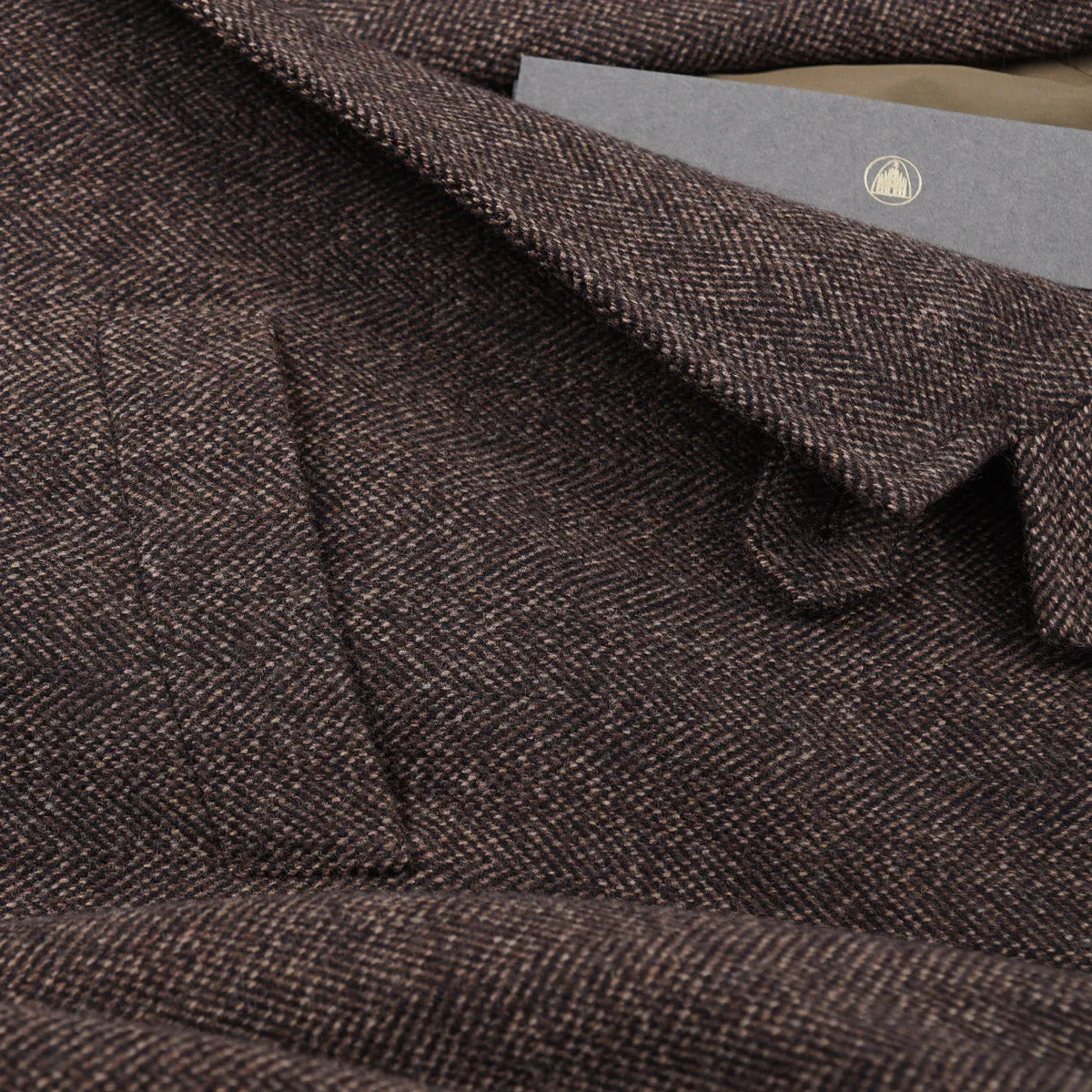 Boglioli Wool Outer Blazer with Quilted Lining