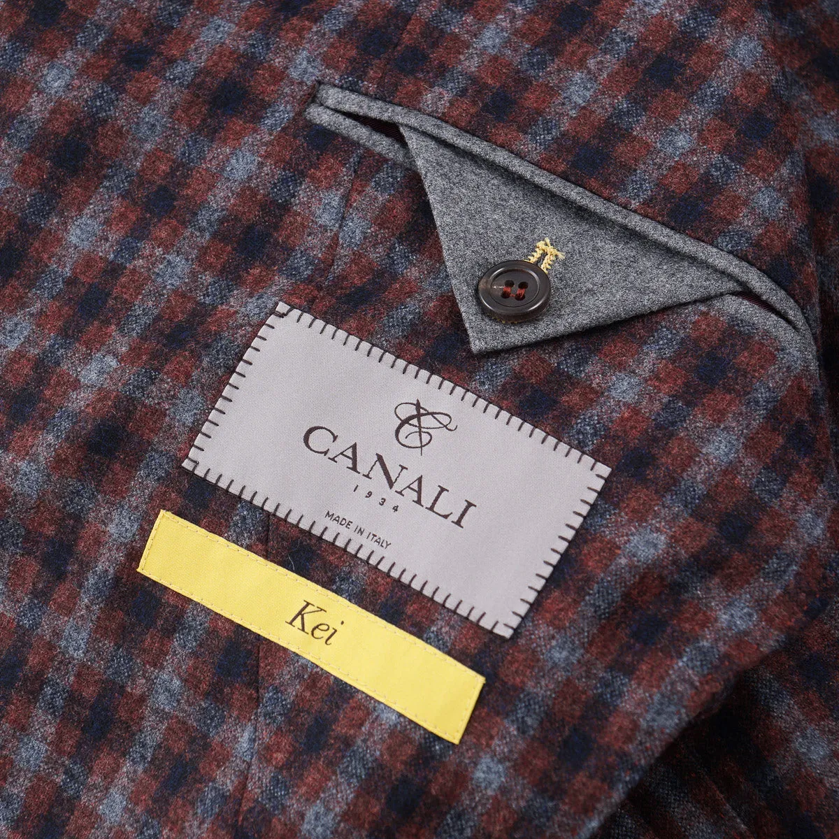 Canali Flannel Wool 'Kei' Sport Coat