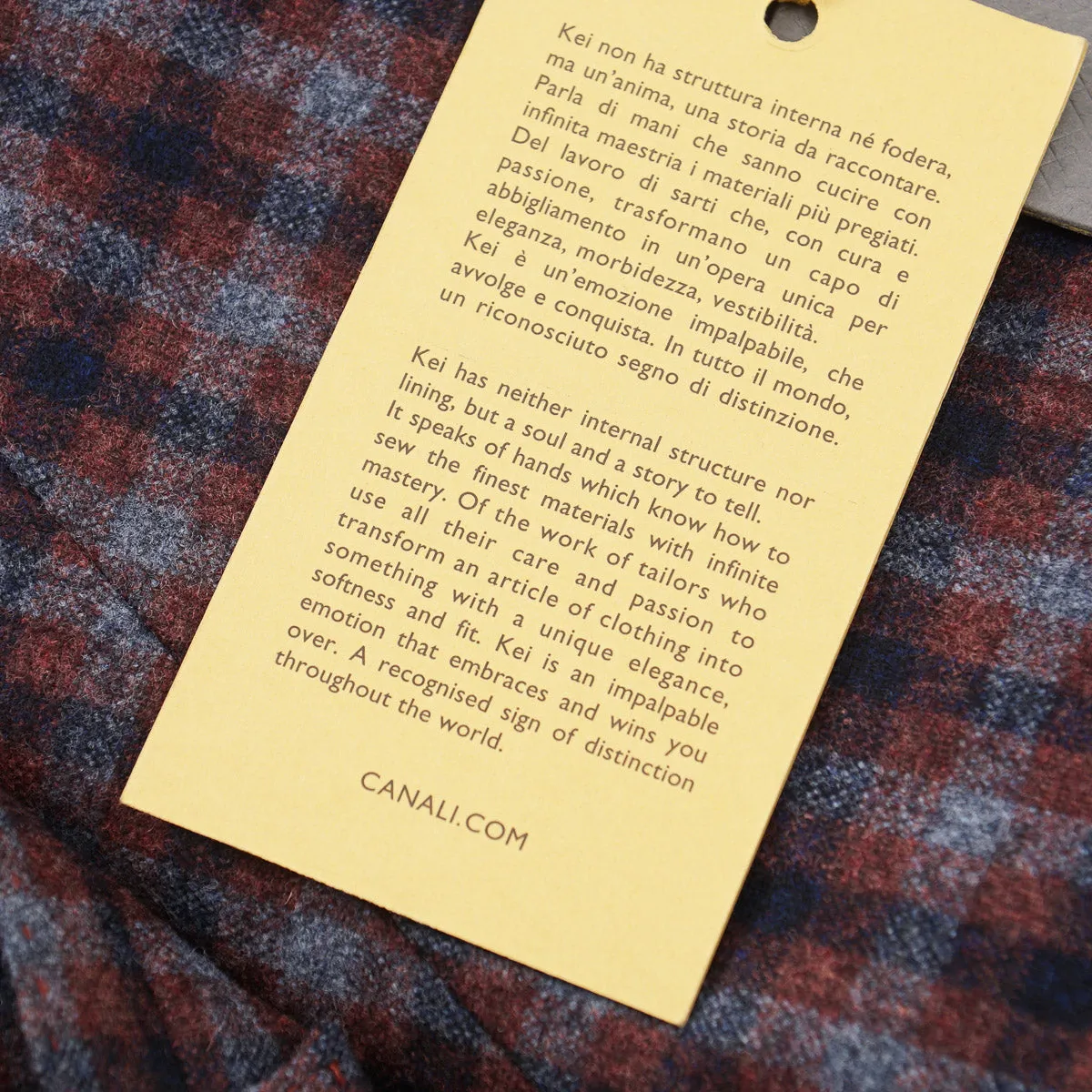 Canali Flannel Wool 'Kei' Sport Coat