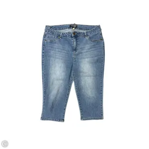 Capris By D Jeans In Blue Denim. Size: 12
