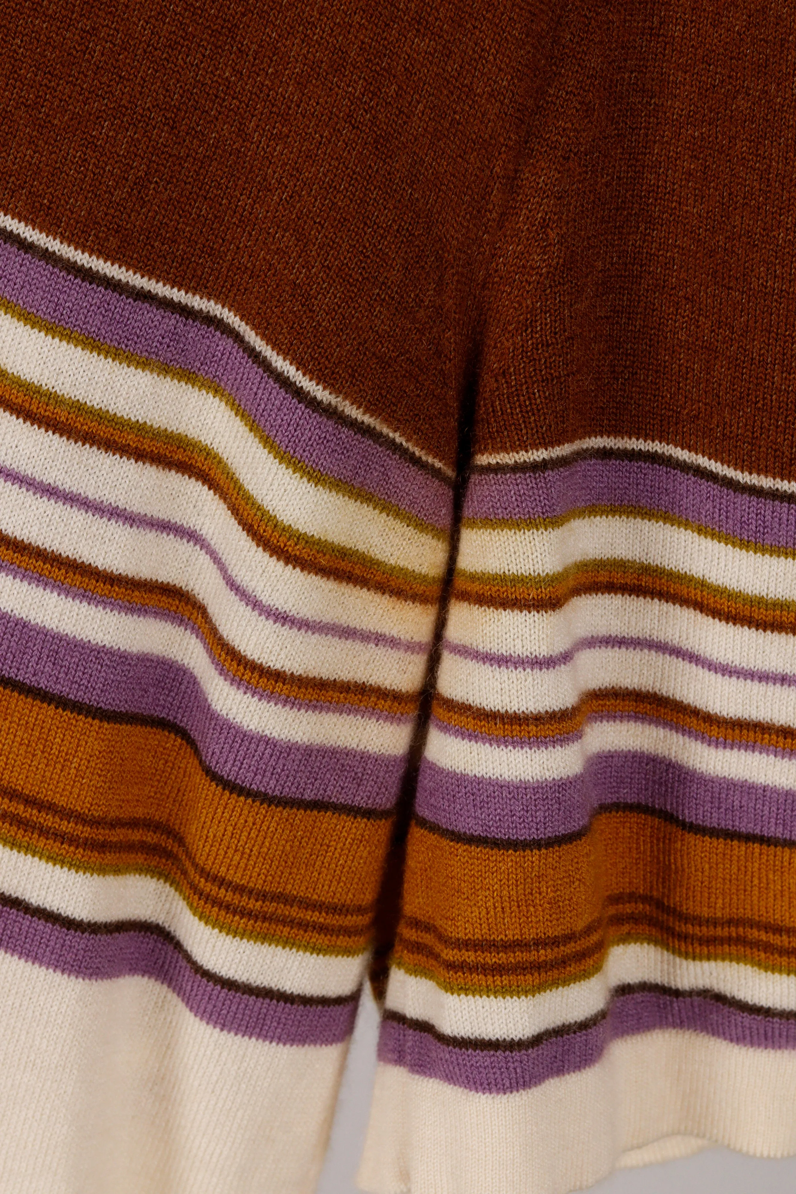 Celine SS01 Women's 'Cashmere Striped V-Neck' Shirt (2001)