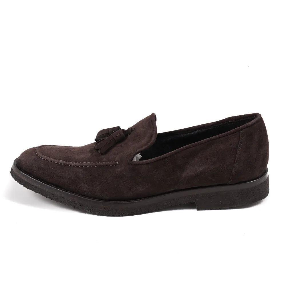 Cesare Attolini Cashmere Calf Tassel Loafer