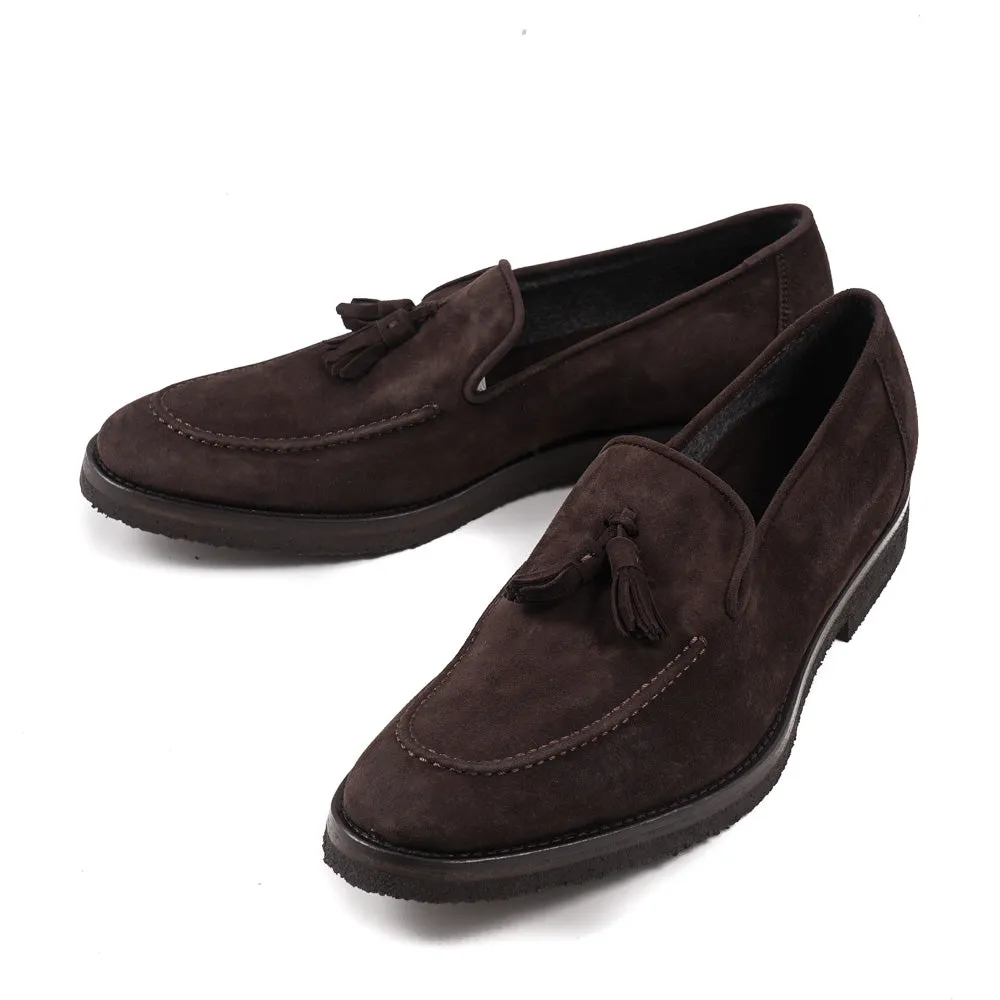 Cesare Attolini Cashmere Calf Tassel Loafer