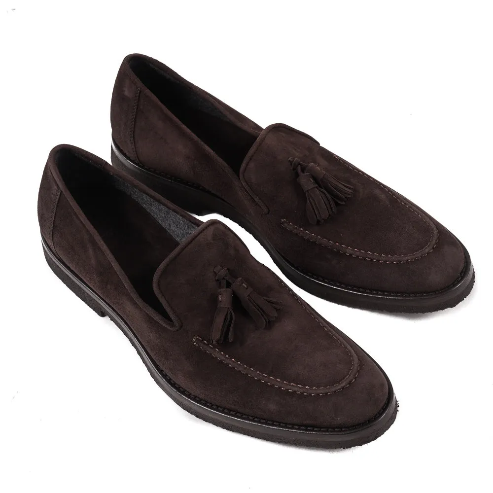 Cesare Attolini Cashmere Calf Tassel Loafer