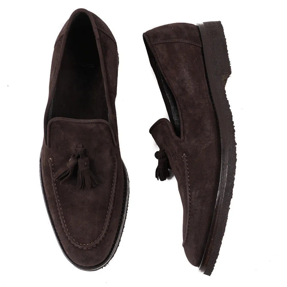 Cesare Attolini Cashmere Calf Tassel Loafer