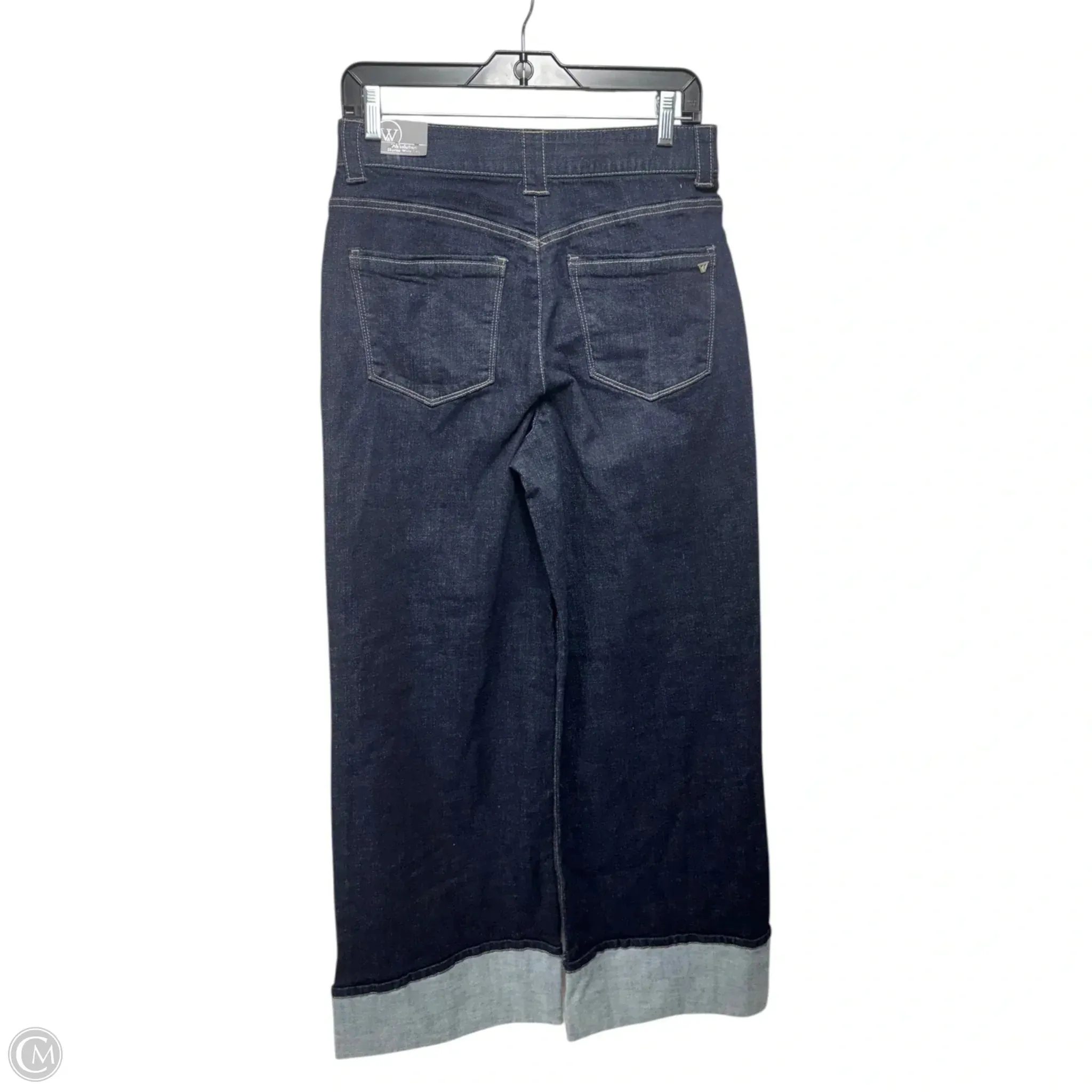 Cuffed Jeans Wide Leg By Wit & Wisdom In Blue Denim. Size: 6