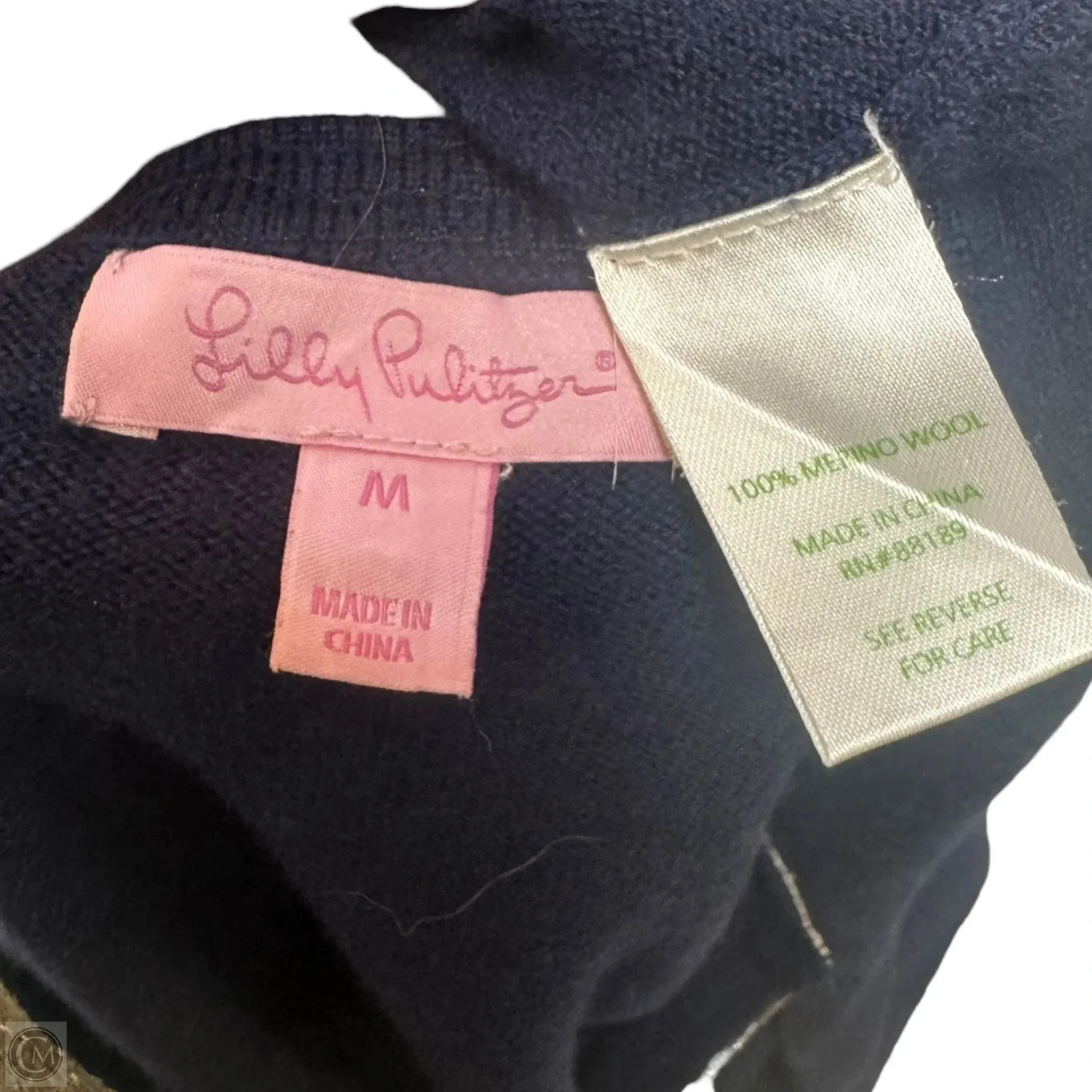 Delvin Merino Wool Dress Designer By Lilly Pulitzer In Navy. Size: M