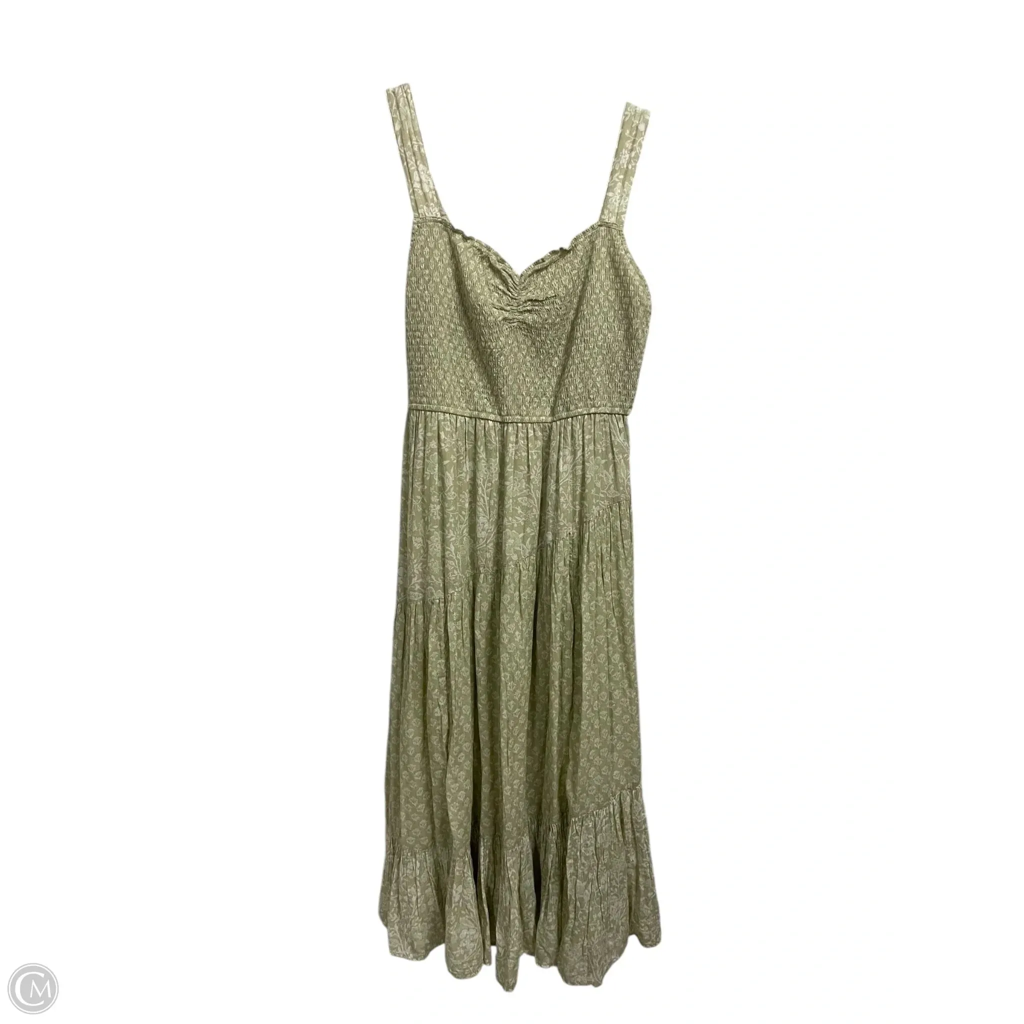 Dress Casual Maxi By American Eagle In Green. Size: Xl