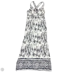 Dress Casual Maxi By Ann Taylor In Blue & White. Size: M