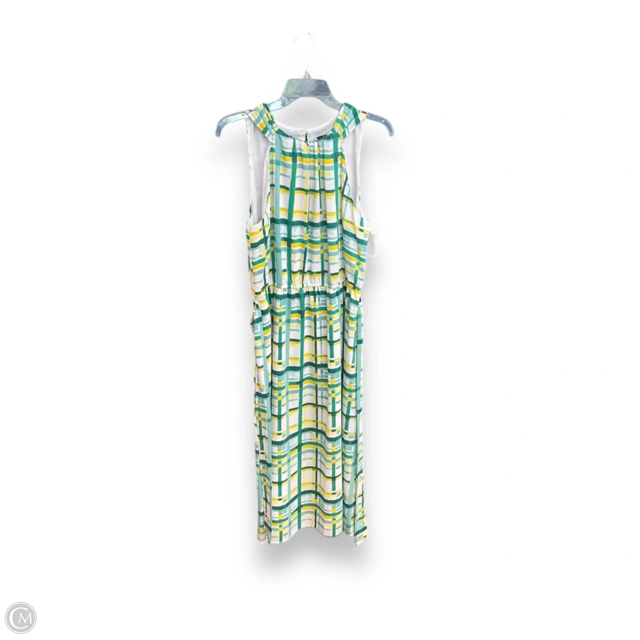 Dress Casual Maxi By Ann Taylor In Plaid Pattern. Size: L