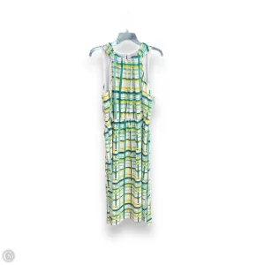 Dress Casual Maxi By Ann Taylor In Plaid Pattern. Size: L