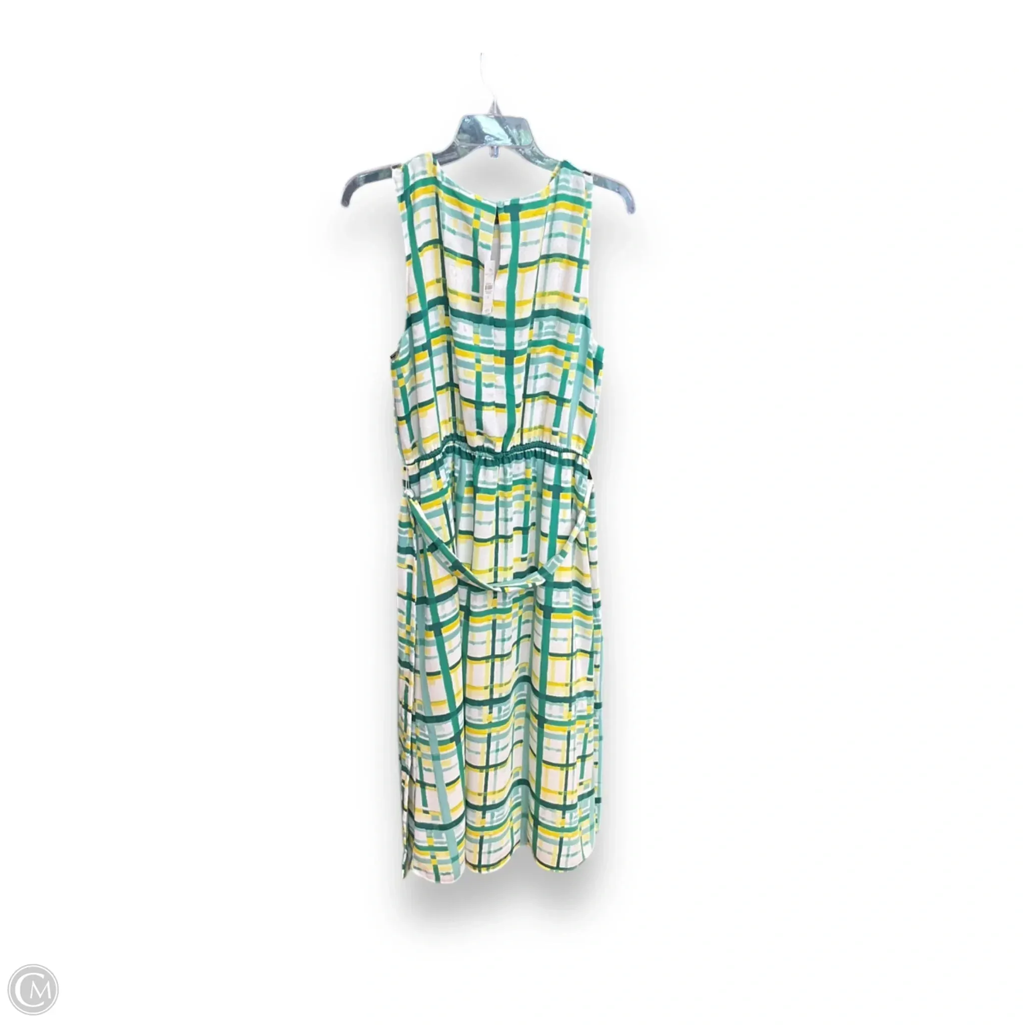 Dress Casual Maxi By Ann Taylor In Plaid Pattern. Size: L