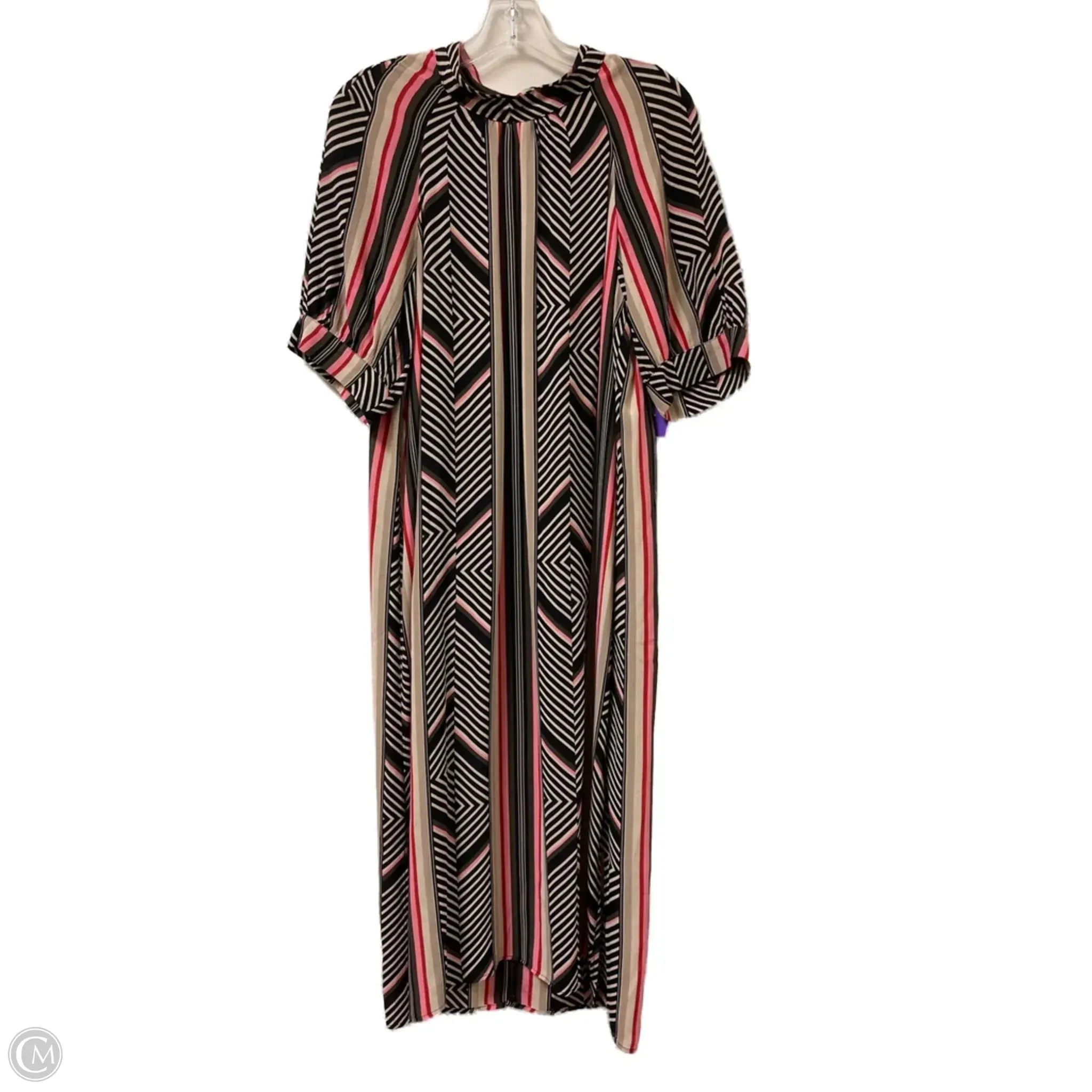 Dress Casual Maxi By Anthropologie In Striped Pattern. Size: S