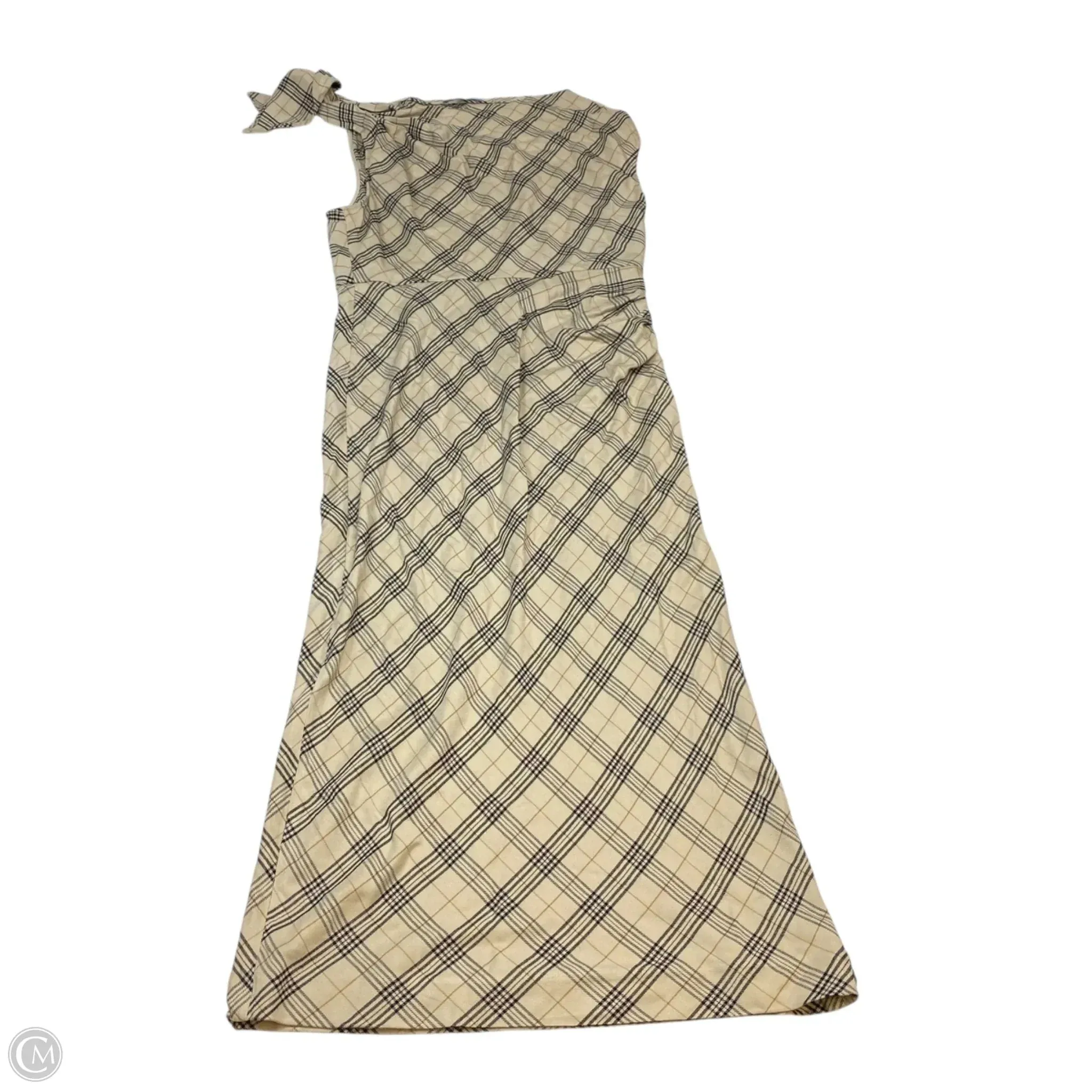 Dress Casual Maxi By Antonio Melani In Black & Tan. Size: L