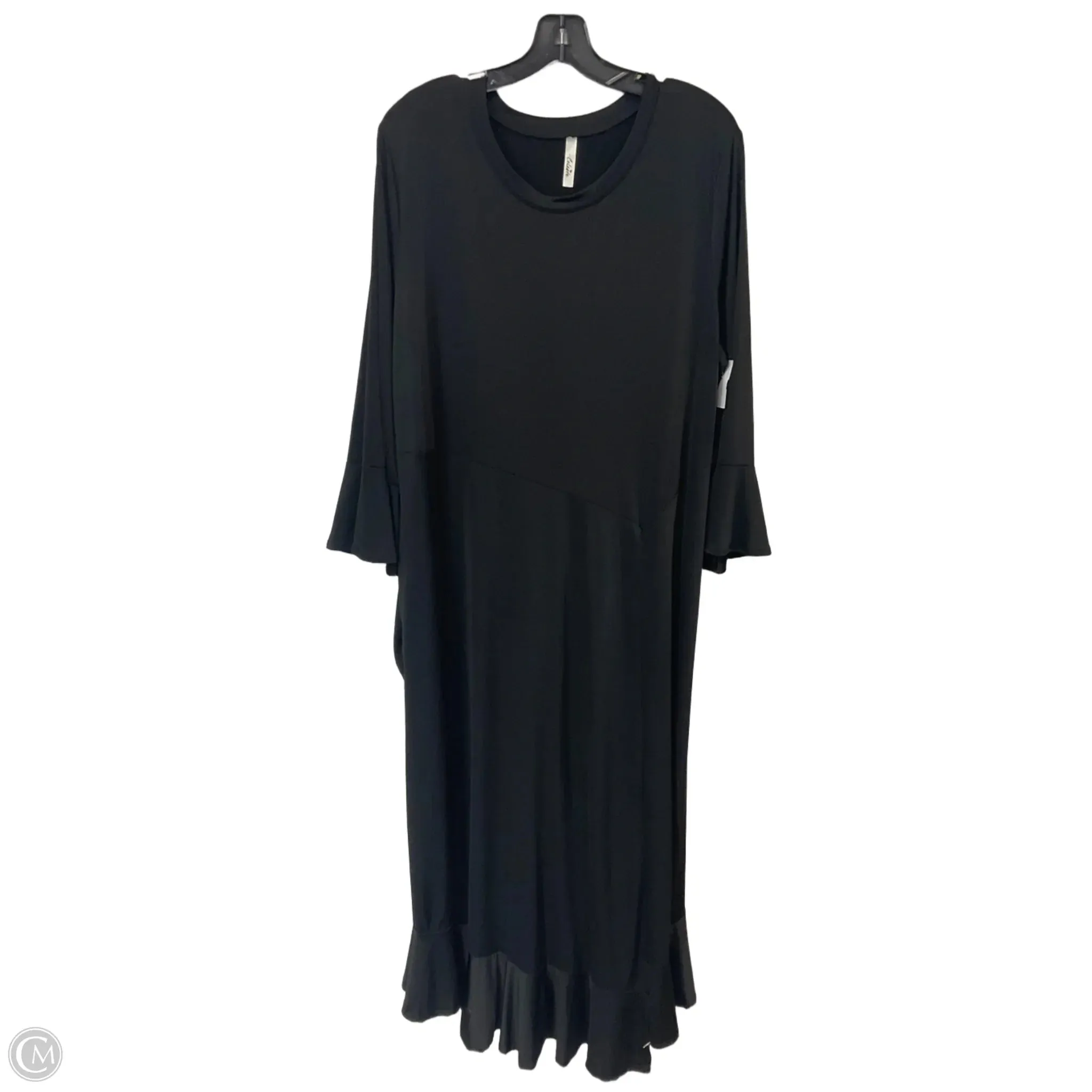 Dress Casual Maxi By Celeste In Black. Size: 3x