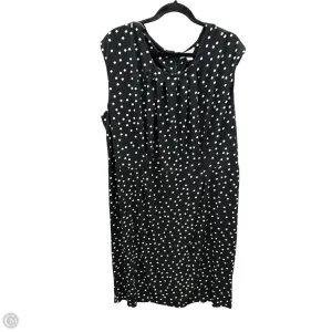 Dress Casual Maxi By Charter Club In Black & White. Size: 20