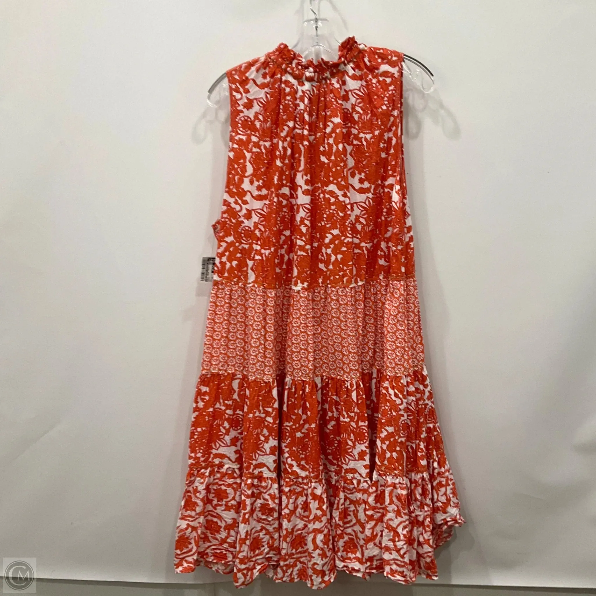 Dress Casual Maxi By Chelsea And Theodore In Orange. Size: 2x