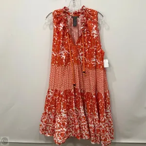 Dress Casual Maxi By Chelsea And Theodore In Orange. Size: 2x