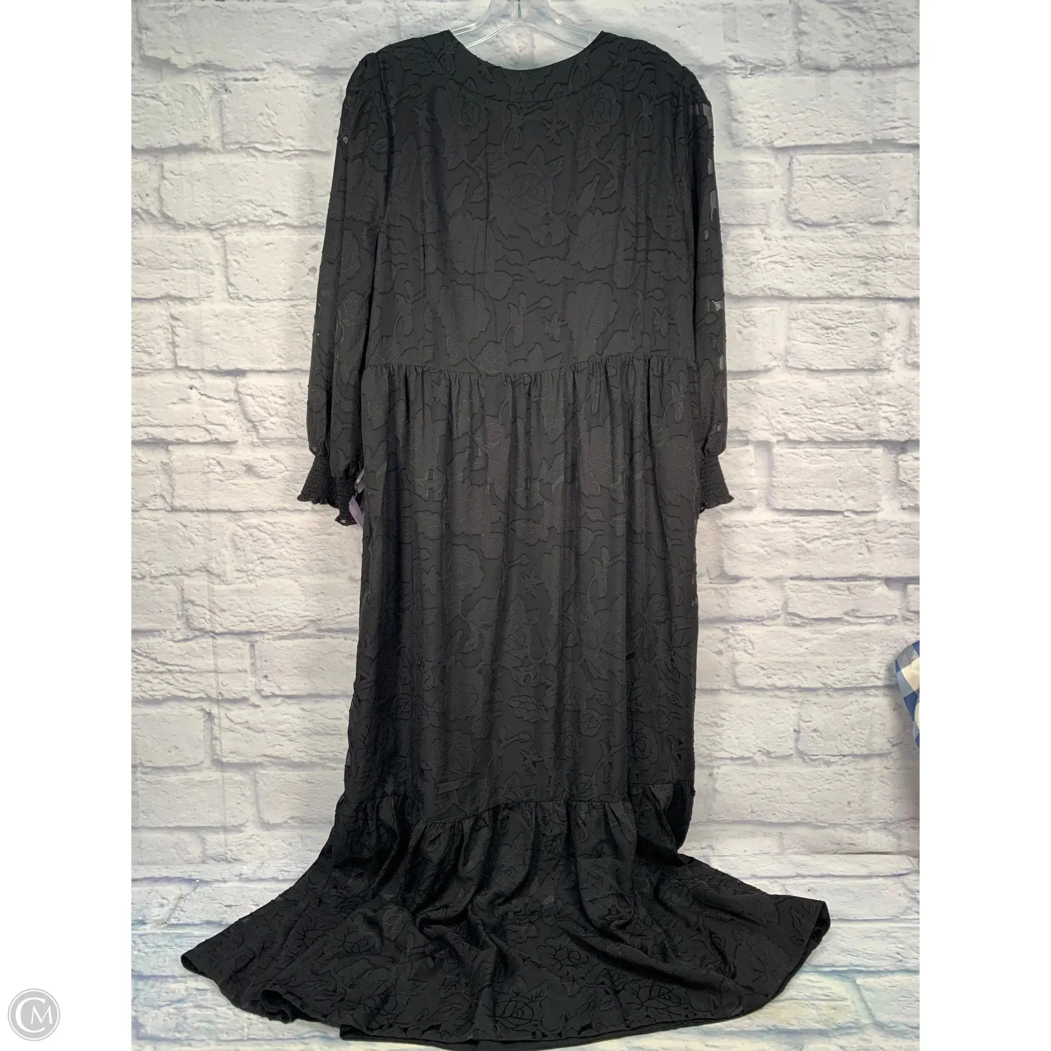 Dress Casual Maxi By Chicos In Black. Size: M