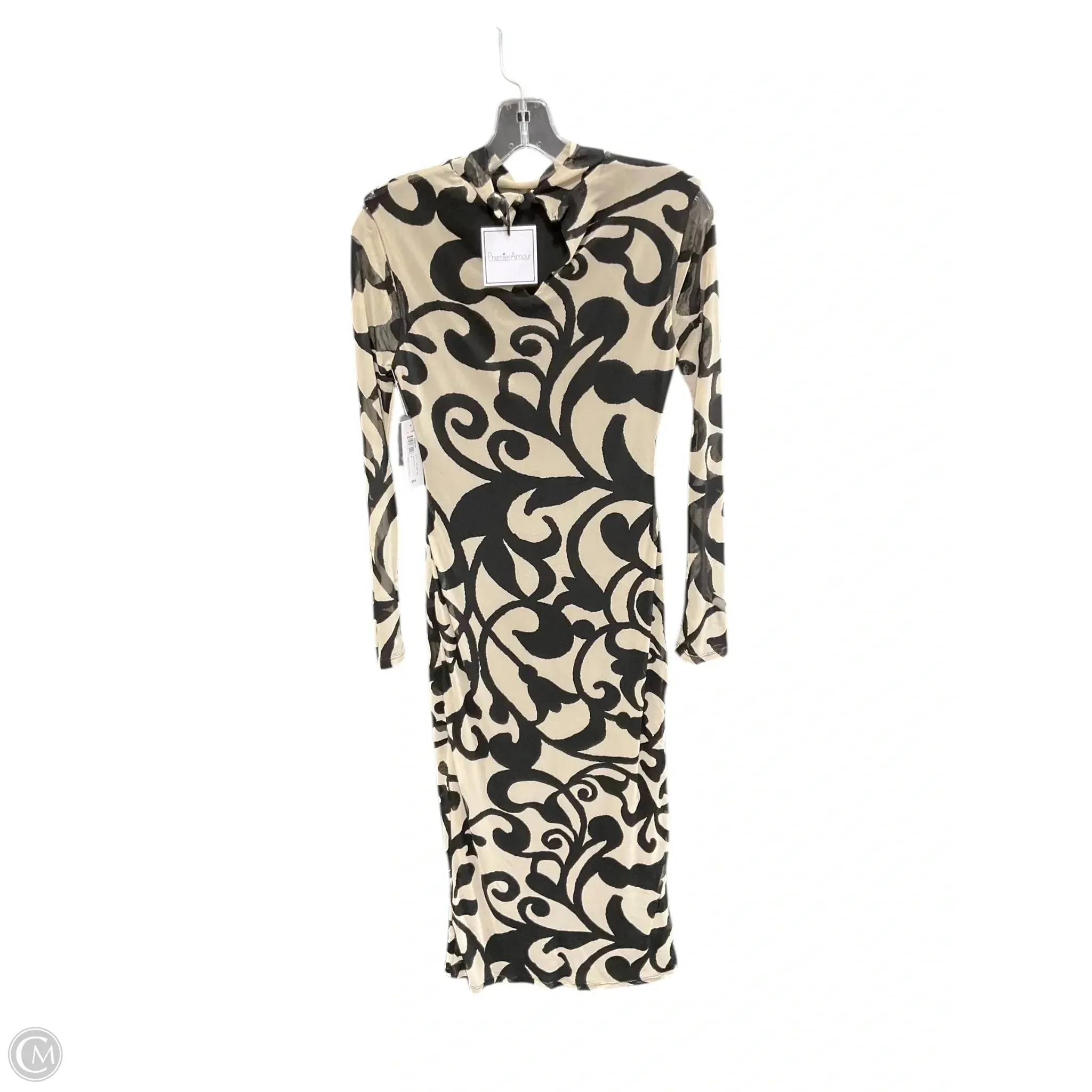Dress Casual Maxi By Clothes Mentor In Black & Brown. Size: 6