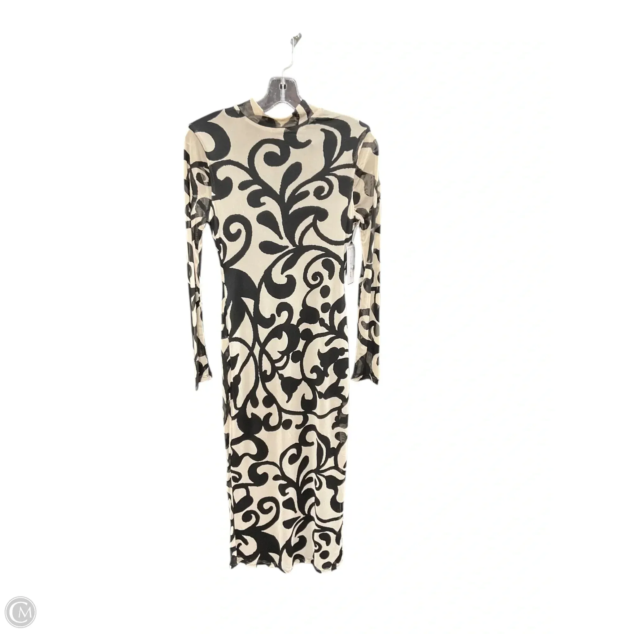 Dress Casual Maxi By Clothes Mentor In Black & Brown. Size: 6
