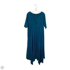 Dress Casual Maxi By Clothes Mentor In Blue. Size: 18