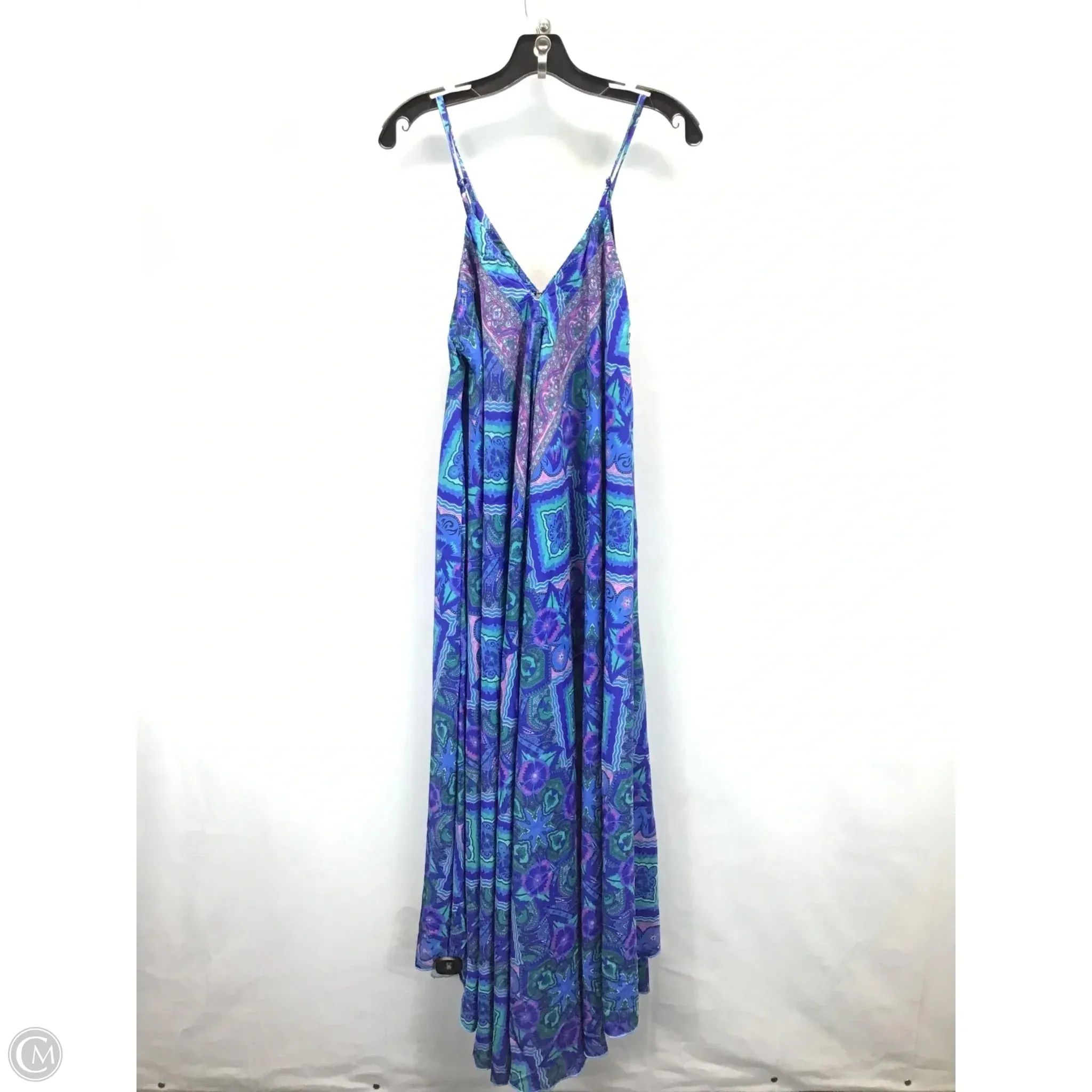 Dress Casual Maxi By Clothes Mentor In Blue. Size: Xl