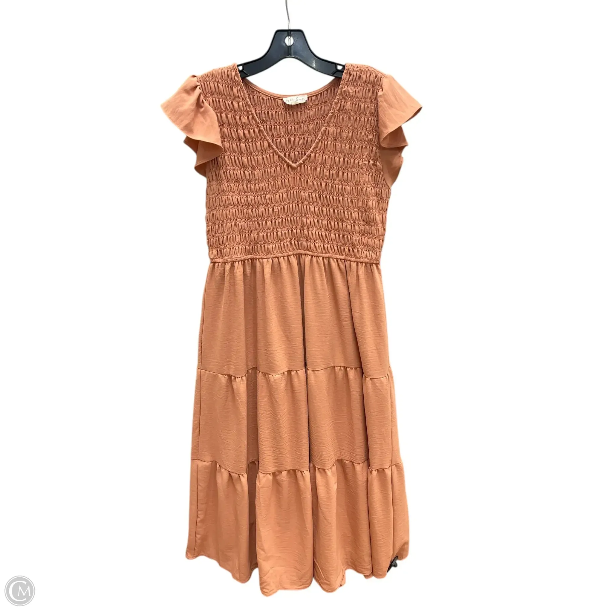 Dress Casual Maxi By Clothes Mentor In Coral. Size: L