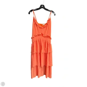 Dress Casual Maxi By Clothes Mentor In Orange. Size: L