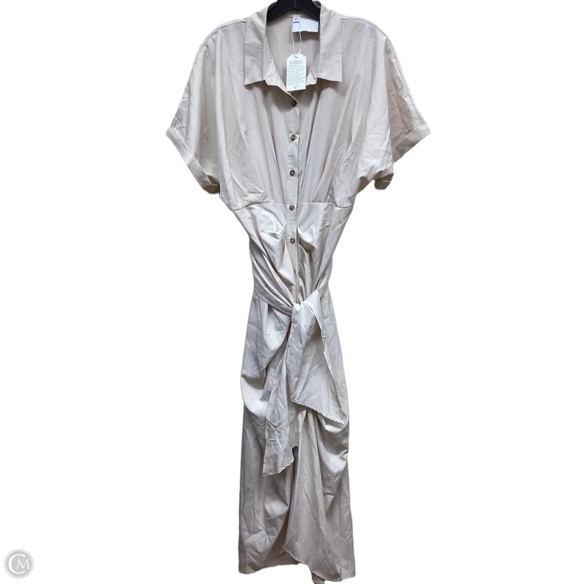 Dress Casual Maxi By Clothes Mentor In Tan. Size: Xxl