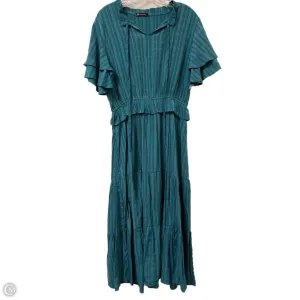 Dress Casual Maxi By Clothes Mentor In Teal. Size: L