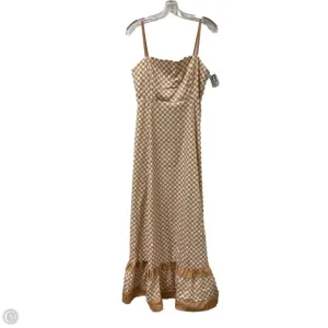 Dress Casual Maxi By Clothes Mentor In White & Yellow. Size: L