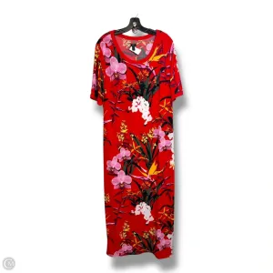 Dress Casual Maxi By Cme In Floral Print. Size: Xl