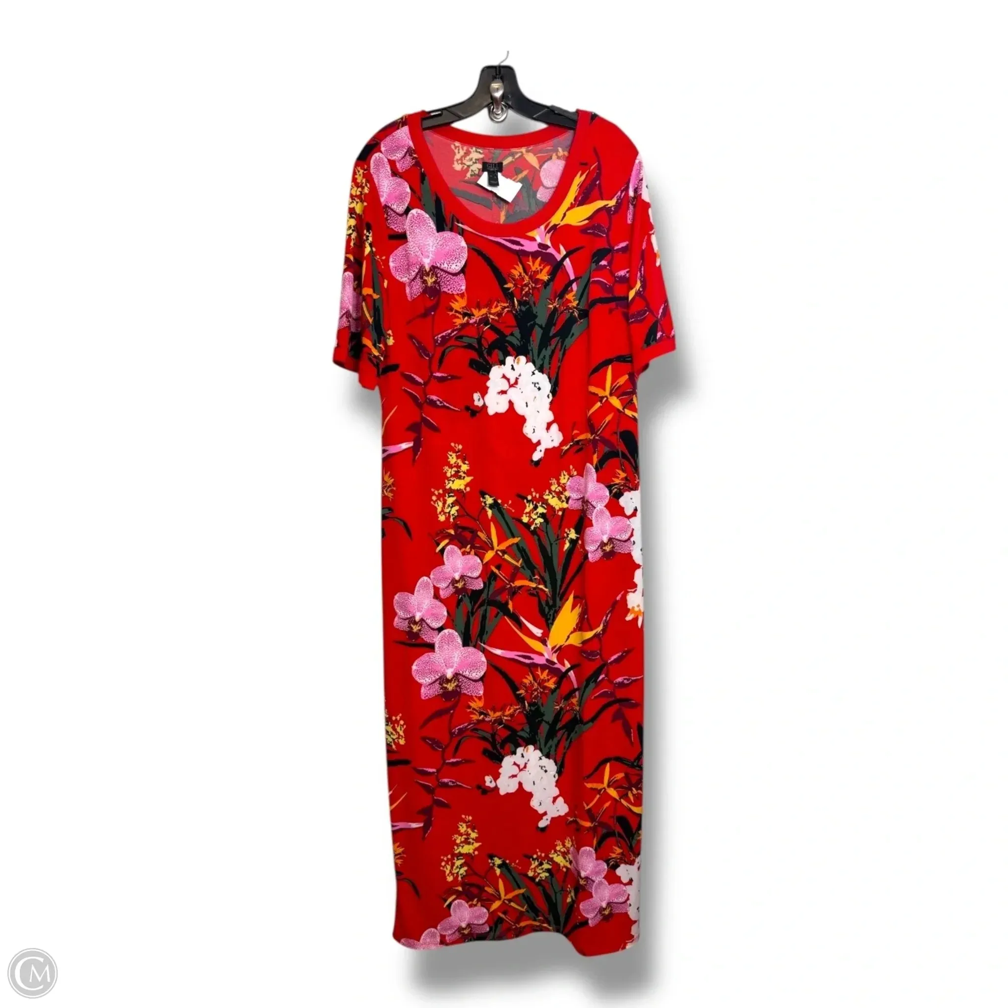 Dress Casual Maxi By Cme In Floral Print. Size: Xl