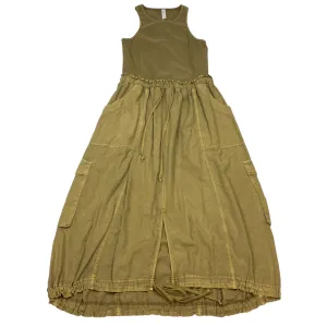Dress Casual Maxi By Daily Practice By Anthropologie In Tan. Size:M