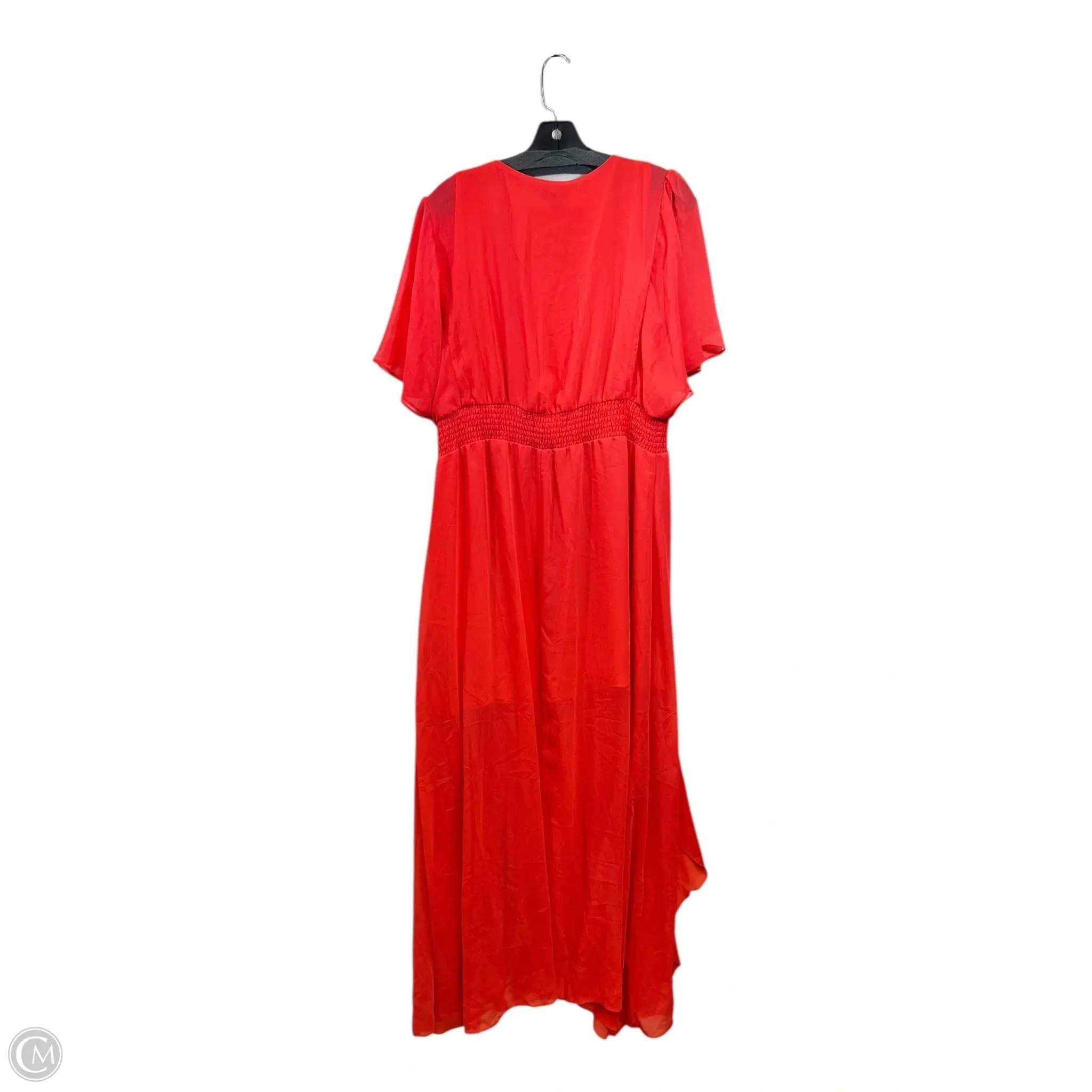 Dress Casual Maxi By Express In Coral. Size: Xl