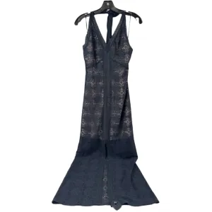 Dress Casual Maxi By Guess In Black & Cream. Size: Xs