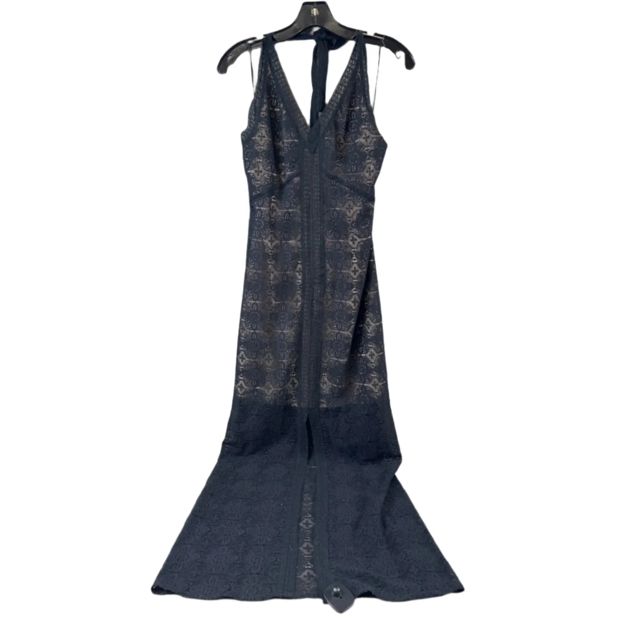 Dress Casual Maxi By Guess In Black & Cream. Size: Xs