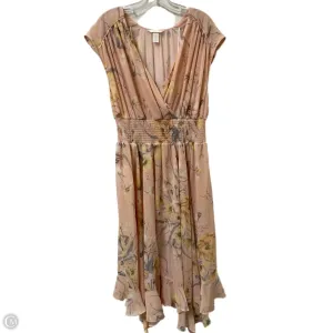 Dress Casual Maxi By H&m In Peach. Size: M