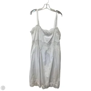 Dress Casual Maxi By J. Crew In White. Size: Xxl