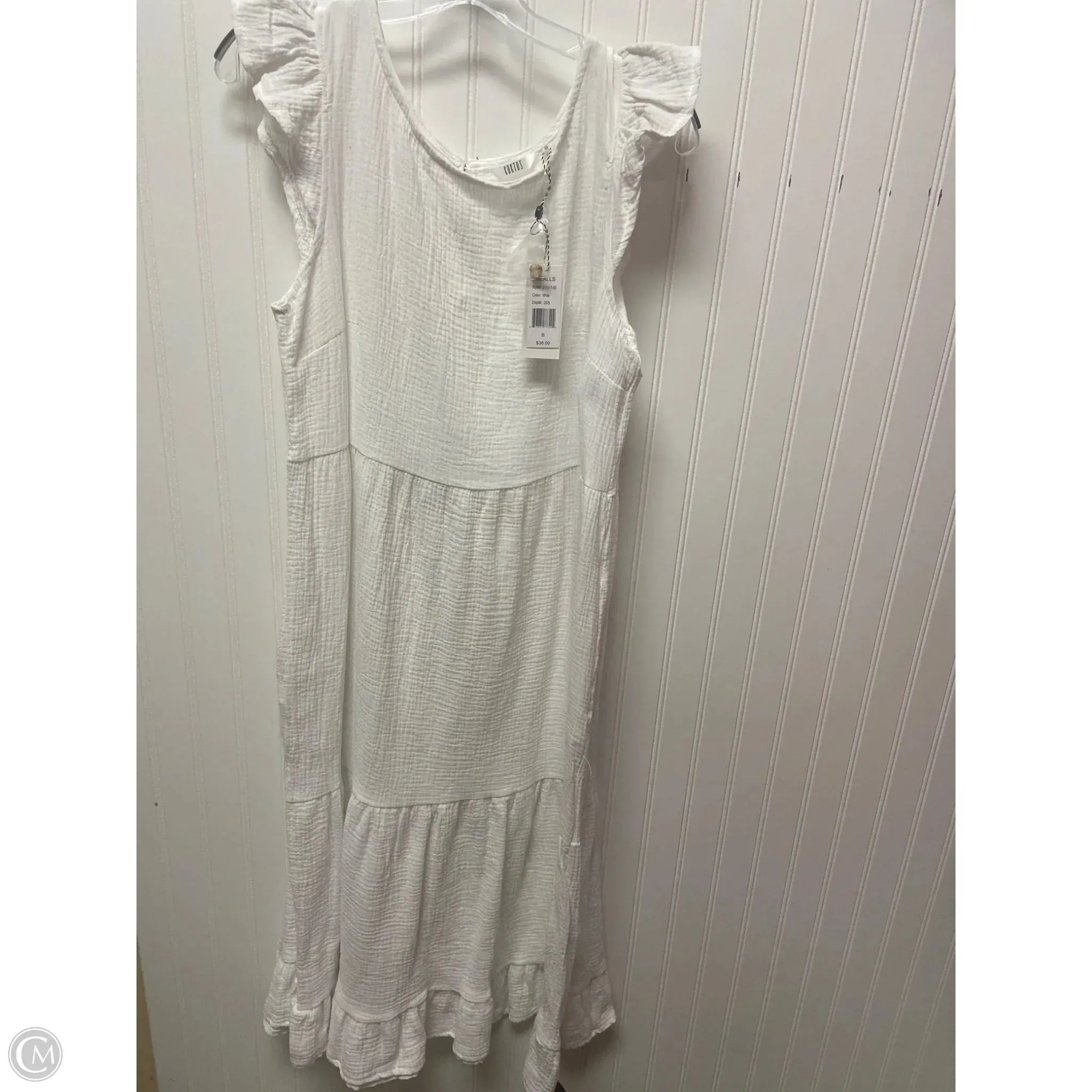 Dress Casual Maxi By Kaktus In White. Size: S