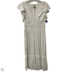 Dress Casual Maxi By Knox Rose In White. Size: M