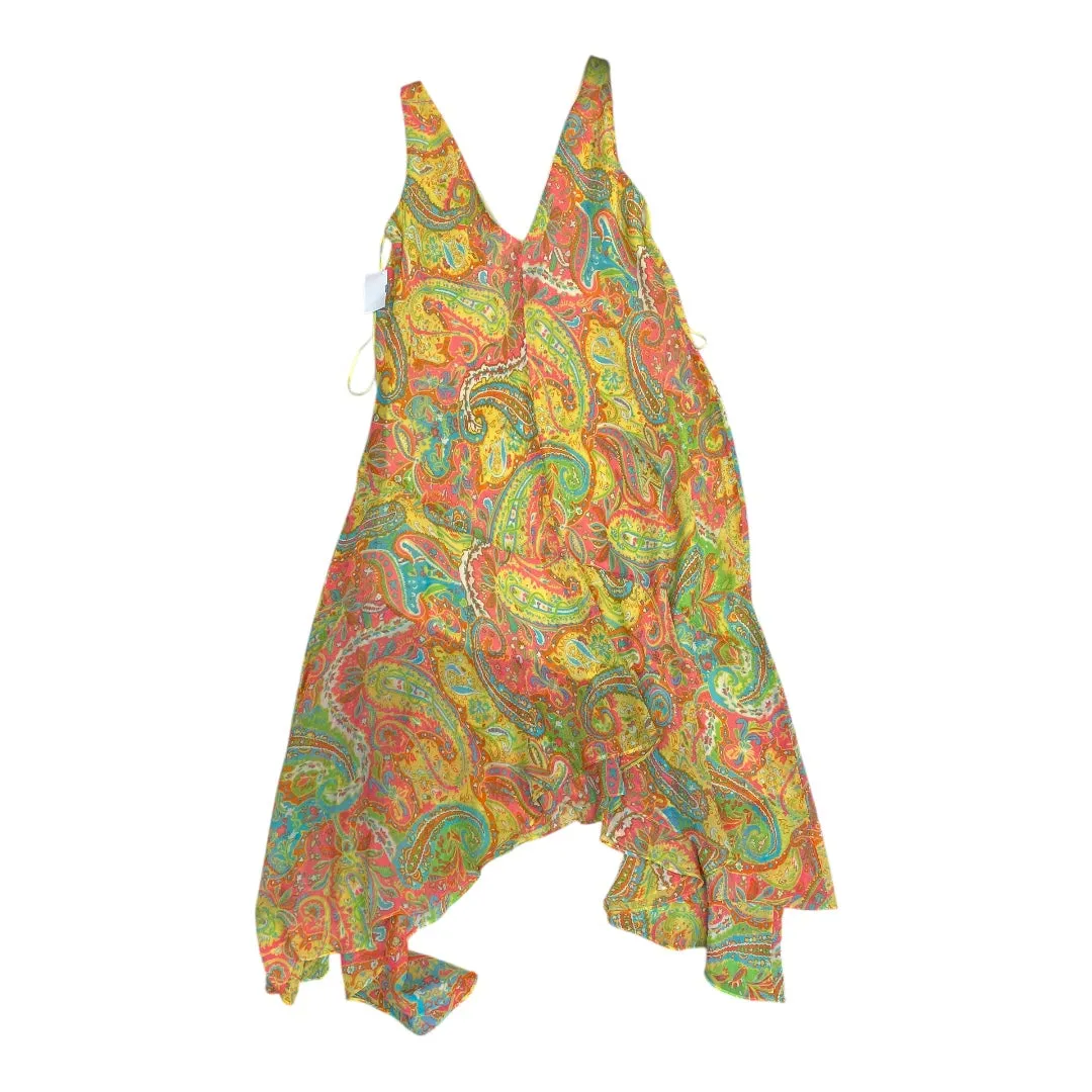 Dress Casual Maxi By Lauren By Ralph Lauren In Multi. Size:12