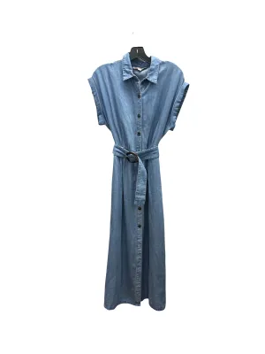 DRESS CASUAL MAXI by LOFT In BLUE DENIM. Size: 8
