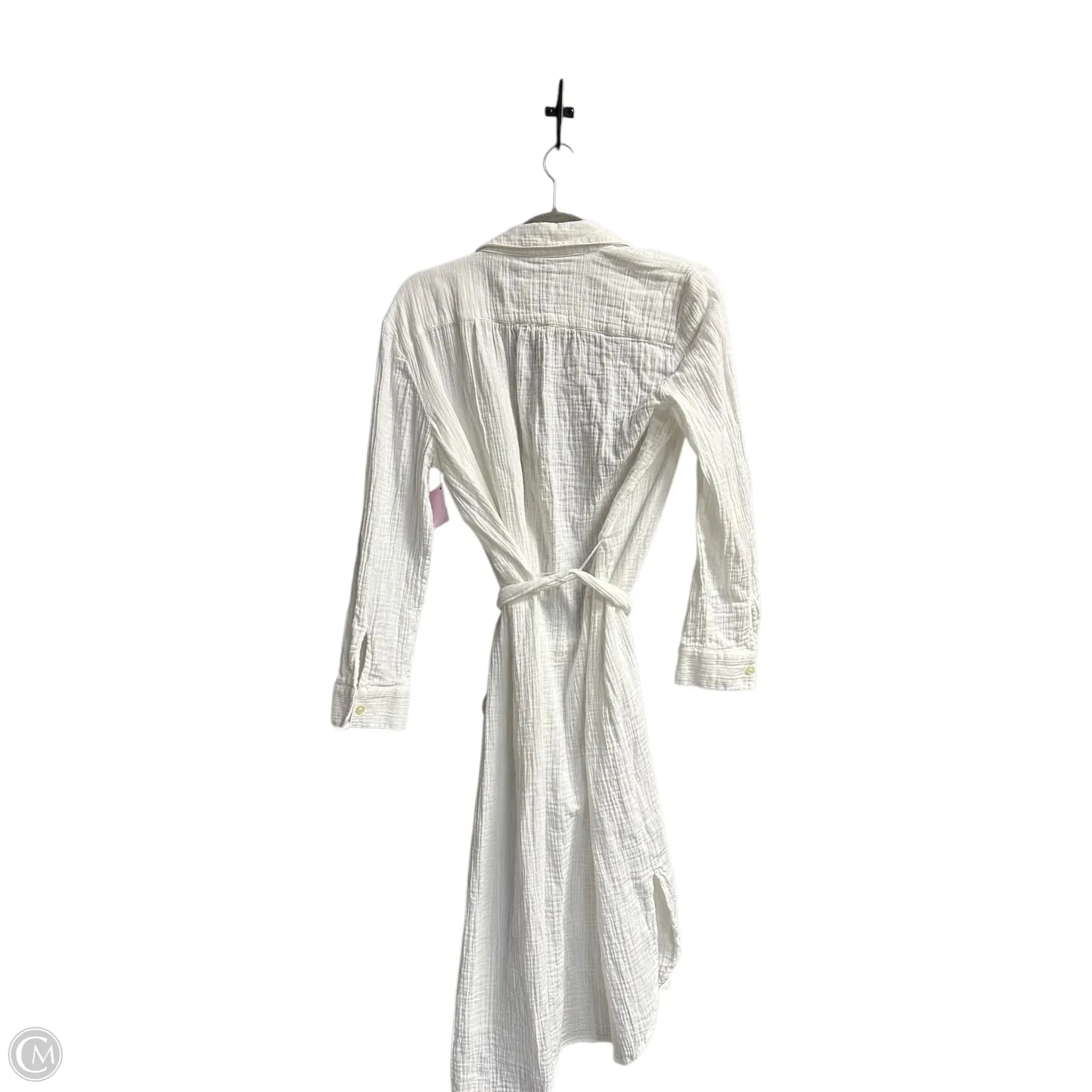 Dress Casual Maxi By Loft In White. Size: L