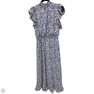 Dress Casual Maxi By Msk In Blue & White. Size: L