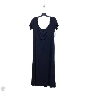 Dress Casual Maxi By Old Navy In Black. Size: Xl